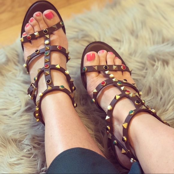 valentino rockstud sandals sale